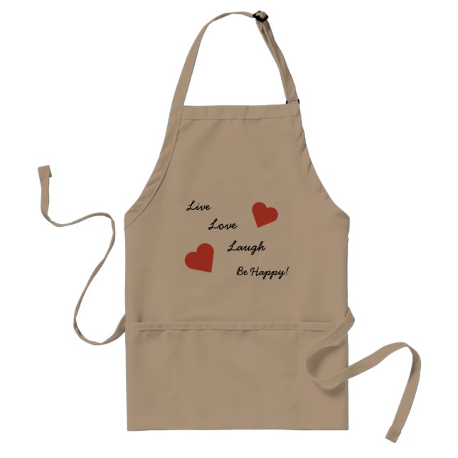 Avental Live Love Laugh Standard Apron (Frente)
