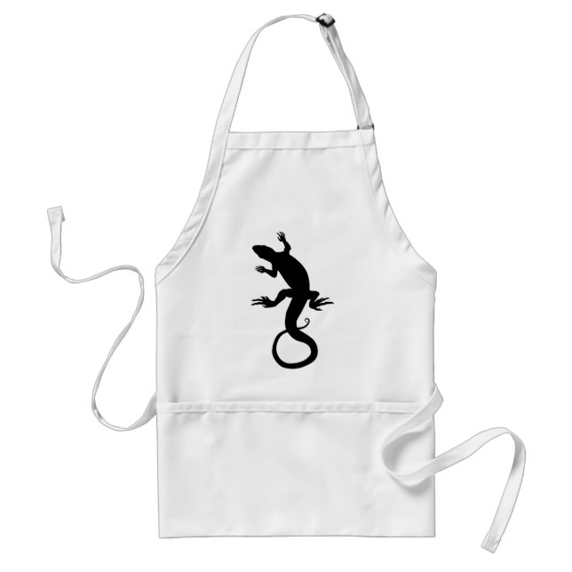 Avental Lizard Art Aprons Reptile Barbecue Aprons Gifts (Frente)
