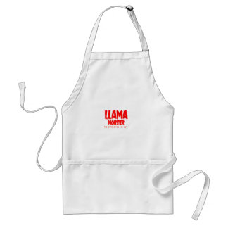 Avental Llama Monster Red Logo