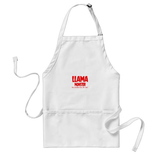 Avental Llama Monster Red Logo (Frente)