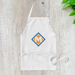 Avental Logotipo Bold Retro Metro M Emblema de Trânsito Ur<br><div class="desc">Apresentando nosso vibrante e na moda - Ícone "M" - uma combinação perfeita de funcionalidade e talento! Este avental atraente não só serve como uma cozinha prática essencial, como também adiciona um toque de personalidade à sua experiência de cozinhar. Imagine-se no coração das suas aventuras culinárias, fazendo este avental enfeitado...</div>