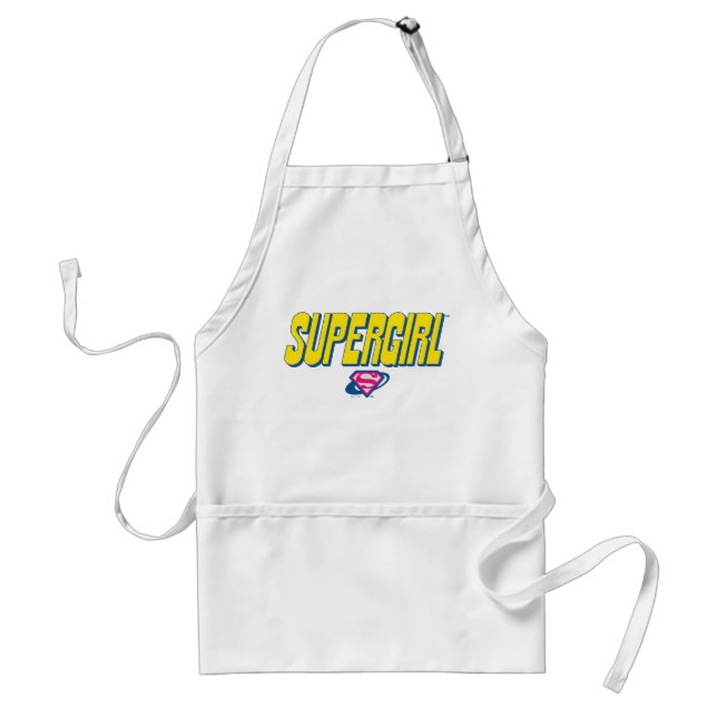 Avental Logotipo Pop da Supergirl (Frente)