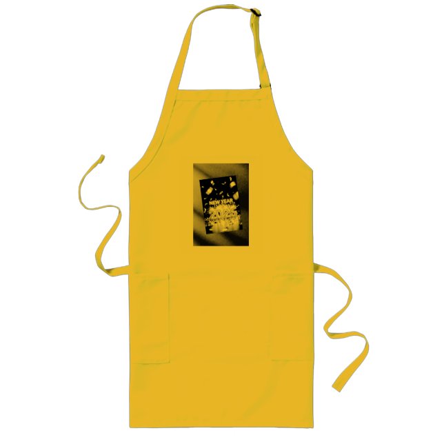 Avental Longo 2026 Festive Custom Celebration Kitchen Apron (Frente)