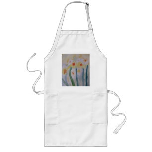 Avental Longo Abstrato Daffodils