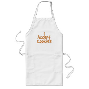 Avental Longo Aceito Cookies