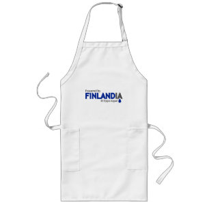 Avental Longo Acionado pela Finlândia apron - escolha estilo e c