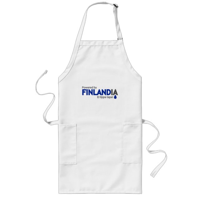 Avental Longo Acionado pela Finlândia apron - escolha estilo e c (Frente)