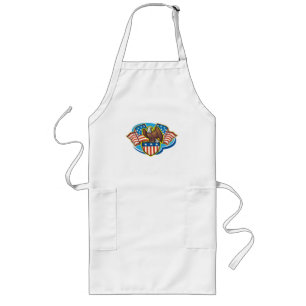 Avental Longo Águia Americana Apron
