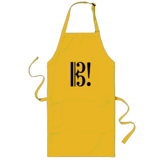Avental Longo Alto Clef Viola Apron
