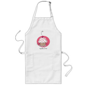 Avental Longo amante do cupcake