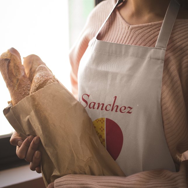 Avental Longo Amarelo Vermelho Novo México Zia Ar Quente Balão (Criador carregado)