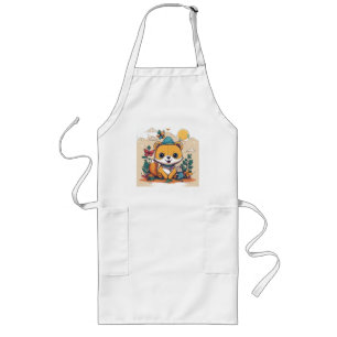 Avental Longo Amigos Animais Divertidos das Crianças – Camiseta