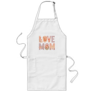 Avental Longo Amor Mãe Floral T-Shirt