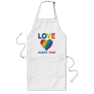 Avental Longo Amor Sempre Vence LGBT