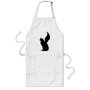 Avental Longo Angel Cat Apron