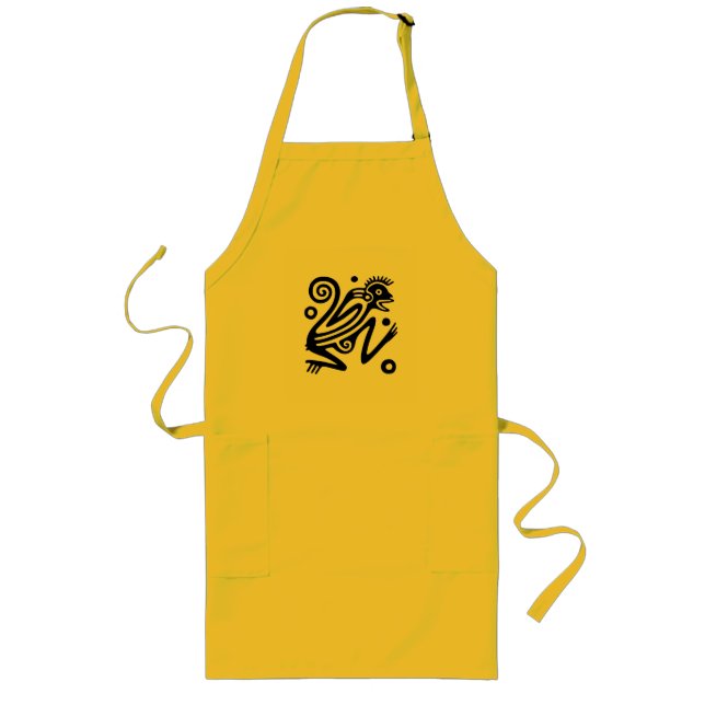 Avental Longo Antigo Motif Apron Mexicano (Frente)