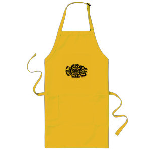 Avental Longo Antigos Motif de Peixes Mexicanos Apron