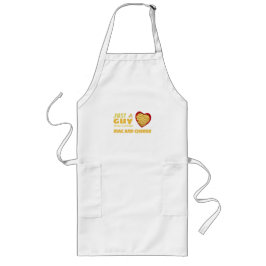 Avental Longo Apenas uma cara que ama macaco e queijo