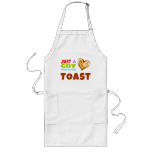 Avental Longo Apenas uma cara que ama o Toast