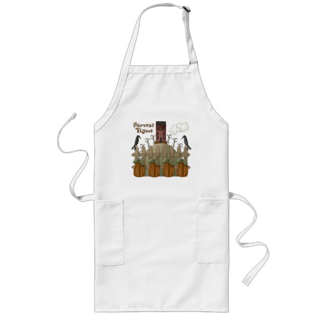 Avental Longo Apron "Colheita de Tomilho" (Frente)