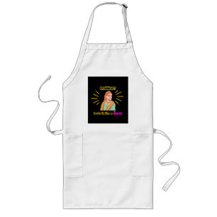 Avental Longo Apron Cook como Rainha Gramática