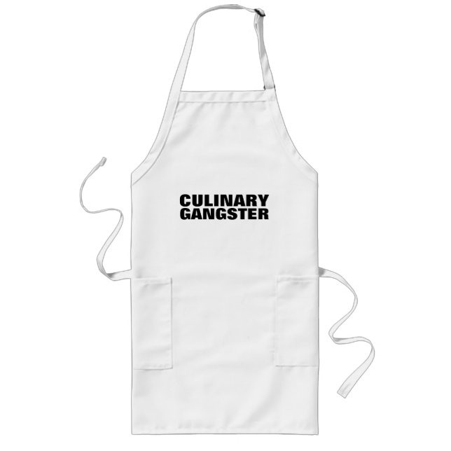 AVENTAL LONGO APRON DE GANGSTER CULINÁRIO (Frente)