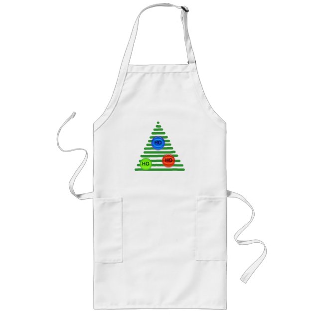 Avental Longo Apron - Ho, Ho, Ho (Frente)