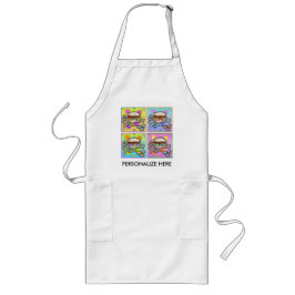 Avental Longo APRON pop Art HAMBURGER