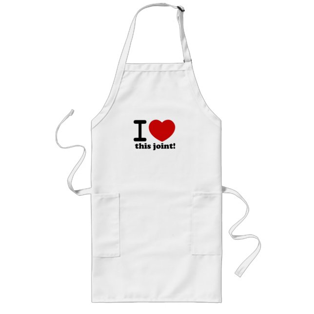 Avental Longo Aprons para Homens, Mens Apron, Áprons Engraçados  (Frente)