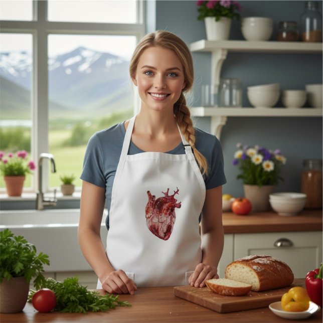 Avental Longo Aprontar Longo para Corações (Criador carregado)