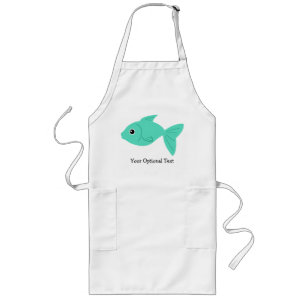 Avental Longo Aromas personalizados de Peixe Cortado
