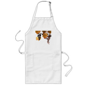 Avental Longo Art Nouveau Uvas Congeladas