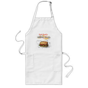 Avental Longo Arte Personalizada de Griling Apron