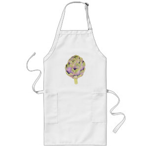 Avental Longo Artichoke Apron Roxo