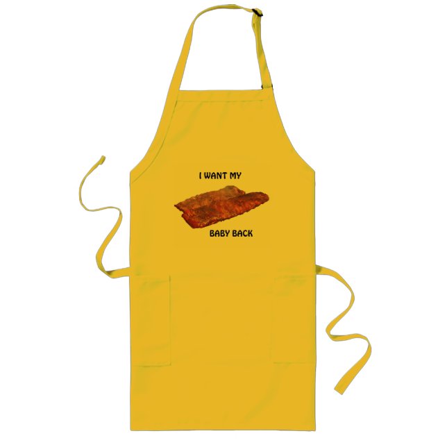 AVENTAL LONGO BABY BACK APRON (Frente)