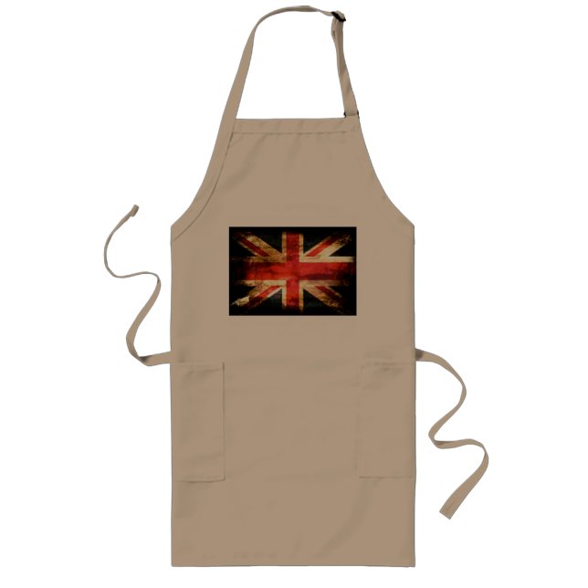 Avental Longo bandeira britânica (Frente)