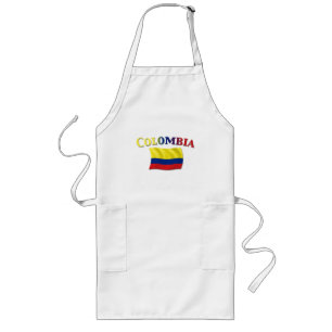 Avental Longo Bandeira colombiana 2