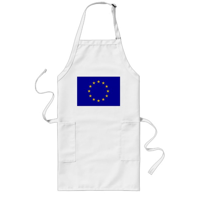 Avental Longo Bandeira da União Europeia (Frente)
