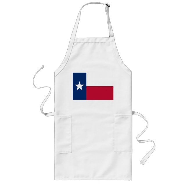 Avental Longo Bandeira do Texas (Frente)