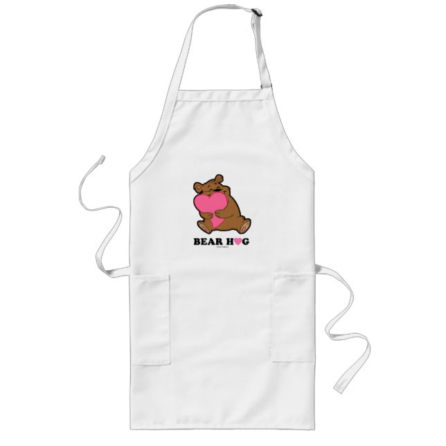 Avental Longo Bear Hug White Aprons (Frente)