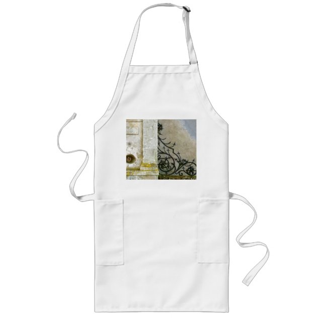 Avental Longo Beautiful apron with French design (Frente)