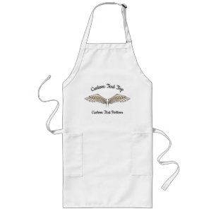 Avental Longo Beige Wings Apron