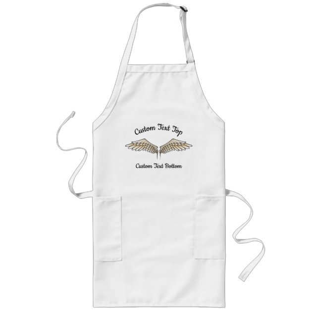 Avental Longo Beige Wings Apron (Frente)