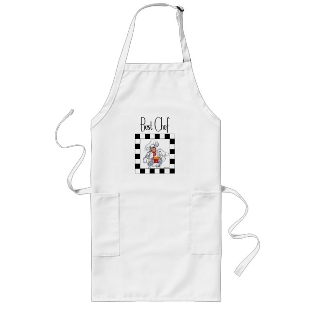 Avental Longo Best Chef Mens Cooking/Barbecue Apron (Frente)