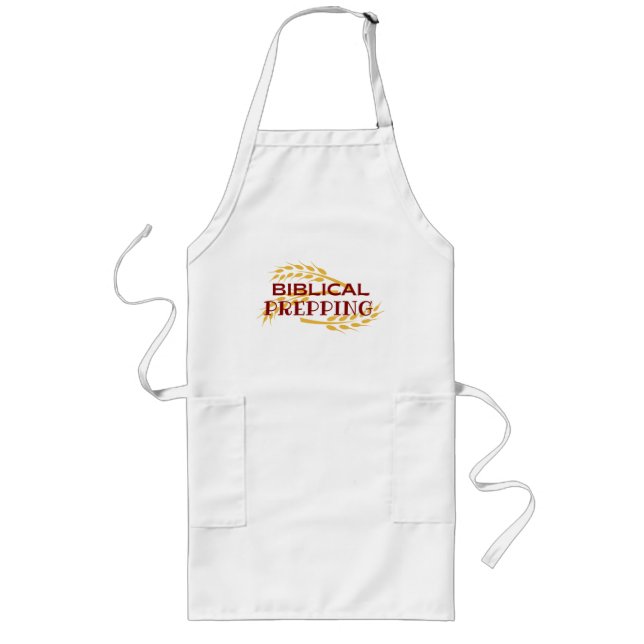 Avental Longo BIBLICAL PREPPING Design 2 - Apron longo (Frente)