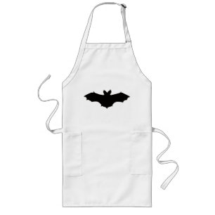 Avental Longo Black Bat Apron