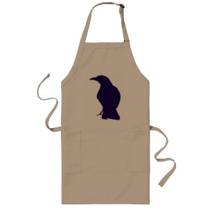 Avental Longo Black Crow Apron