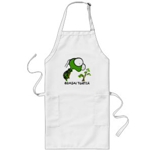 Avental Longo Bonsai Turtle Apron