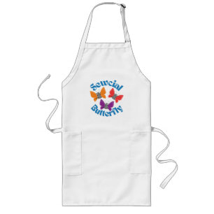 Avental Longo Borboleta Swcial Apron