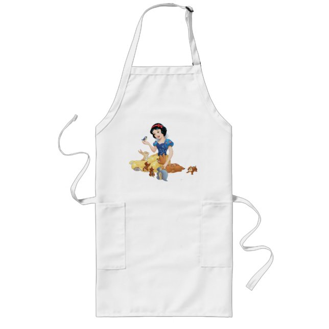 Avental Longo Branca de Neve Longa Apron (Frente)